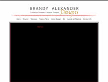 Tablet Screenshot of brandyalexanderdesigns.com